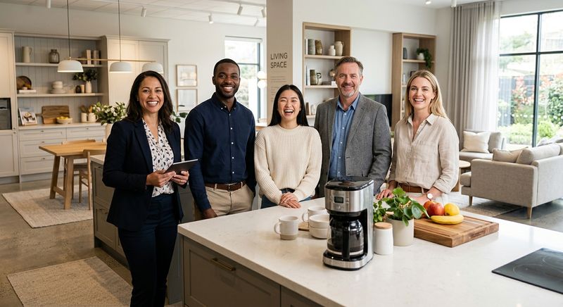 Tribeca Living workshop and team